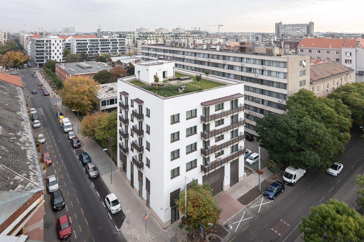 Urban residential with green roof
